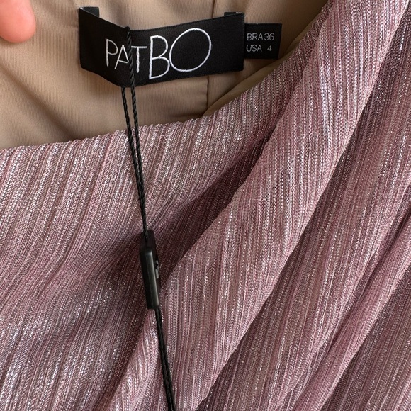 NWT Patbo One Shoulder Mini Dress in pink - Picture 4 of 14